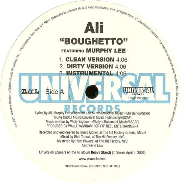 Ali - Boughetto / I Got This