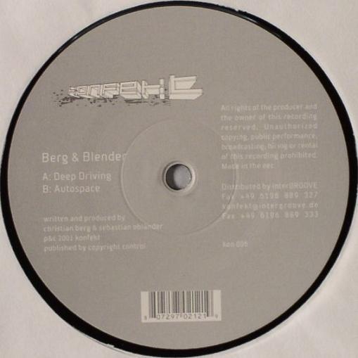 Berg & Blender - Deep Driving / Autospace