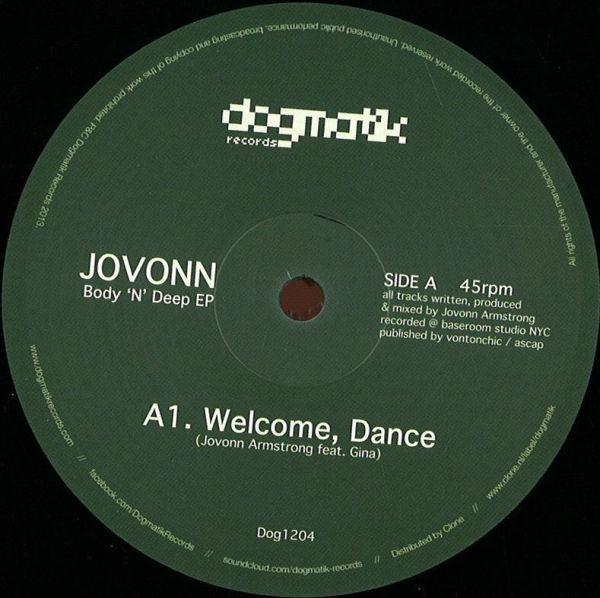 Jovonn - Body 'N' Deep EP