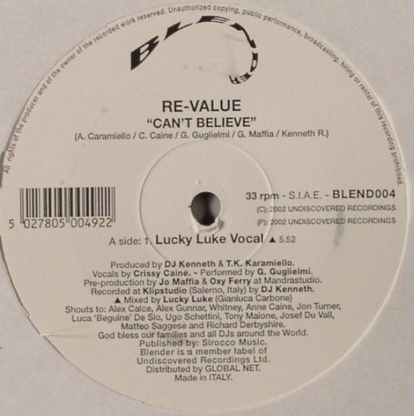 Re-Value - Can't Believe