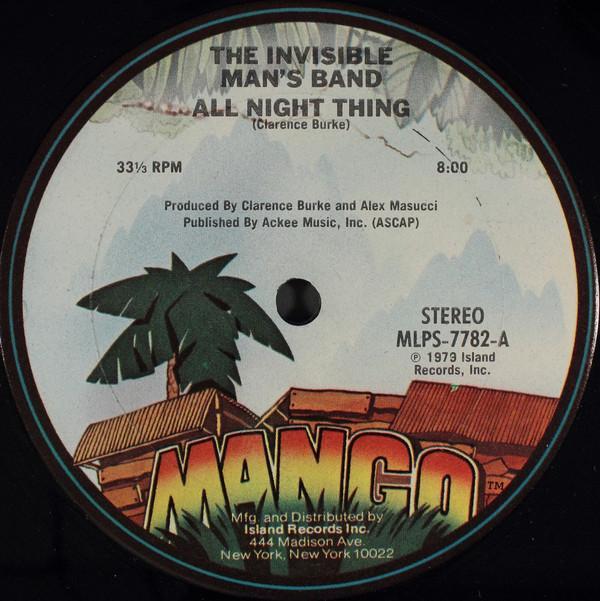 The Invisible Man's Band - All Night Thing