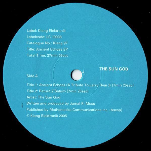The Sun God - Ancient Echoes EP